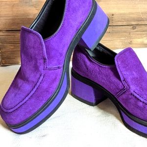 Vintage HUSH PUPPIES Platform Loafers